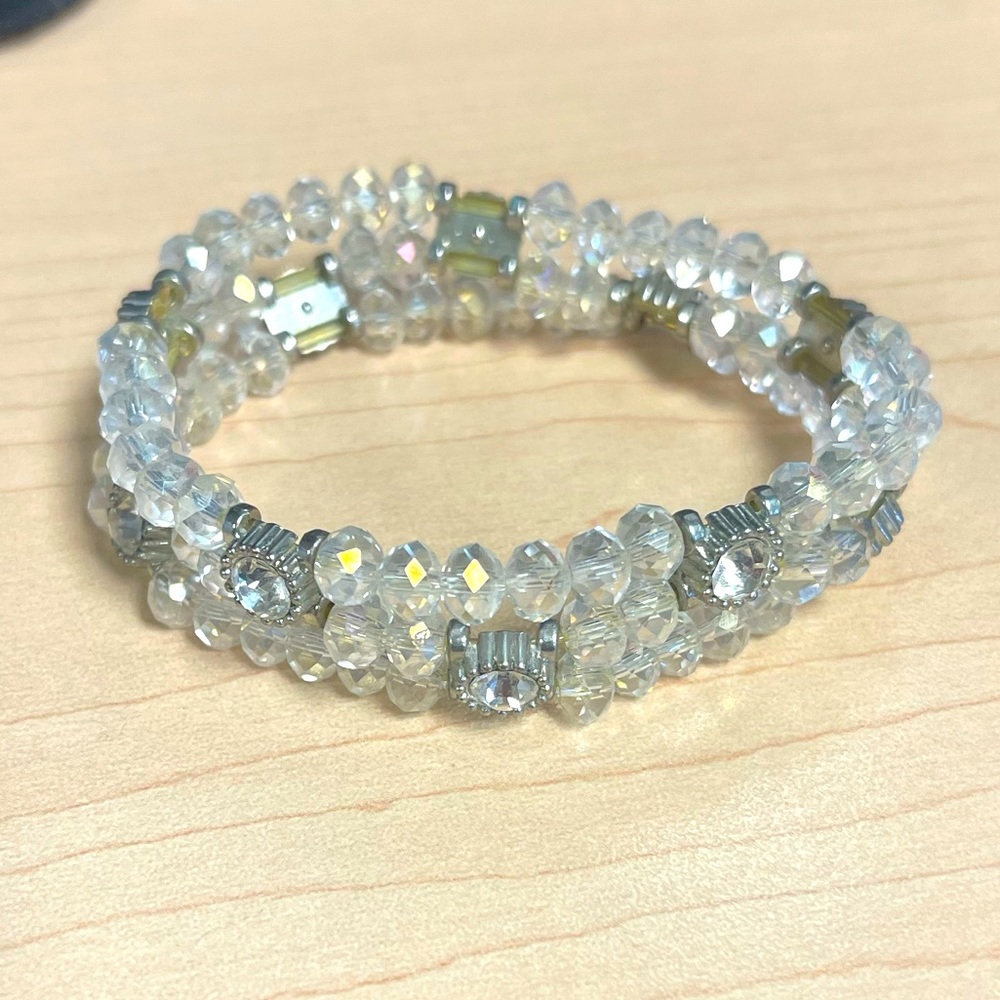 Faux Crystal Diamond Bracelet - Picture 8 of 11